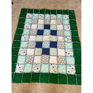Cotton and Flannel Toddler Rag Quilt